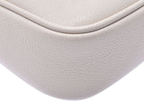 Gucci Print Shoulder Bag White G Metal Fittings Men's Women's Leather Shin-Do Beauty GUCCI Used Ginzo