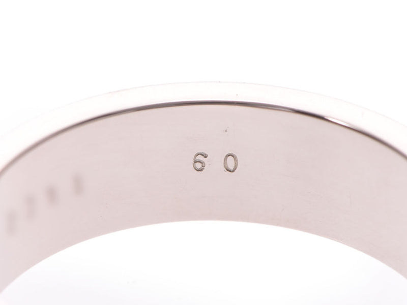 カルティエ ラブリング #60 メンズ レディース WG 10.5g 指輪 Aランク 美品 CARTIER 中古 銀蔵