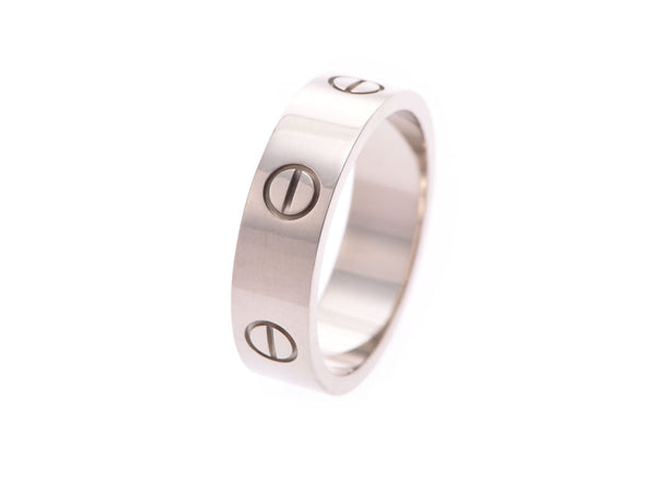 卡地亚卡地亚爱戒指#60号19男女皆宜K18WG环戒指等级使用银