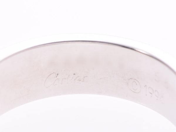 CARTIER Cartier loveing#5817号中性K18WG戒指A等级二手银藏
