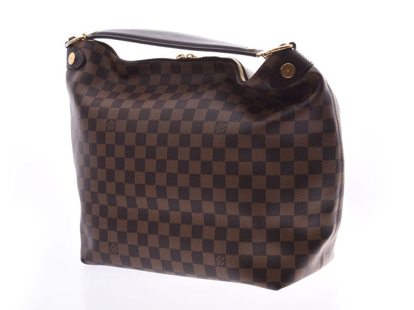 Louis Vuitton Damier Duomo Hobo Brown N41861 Ladies Genuine Leather Bag A Rank Good Condition LOUIS VUITTON Used Ginzo