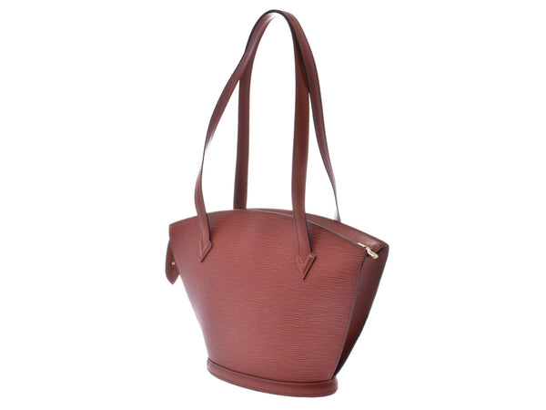 Louis Vuitton Epi Saint Jack Shopping Kenyan Brown M52263 Women's Genuine Leather Shoulder Bag AB Rank LOUIS VUITTON Used Ginzo