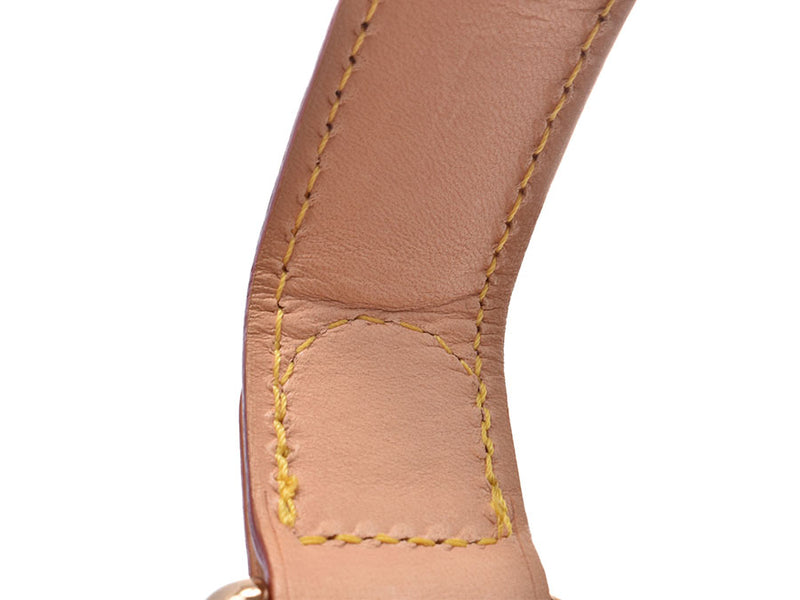 路易威登会标樱花袋复古棕色/粉红色M92013女士真皮手袋排名路易威登用银