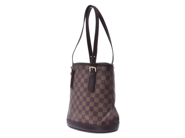 Louis Vuitton, Damié, Mare, Brown, and Brown, N42240, and the leather handbag A rank, LOUIS VUITTON, poch, used silver storehouse.