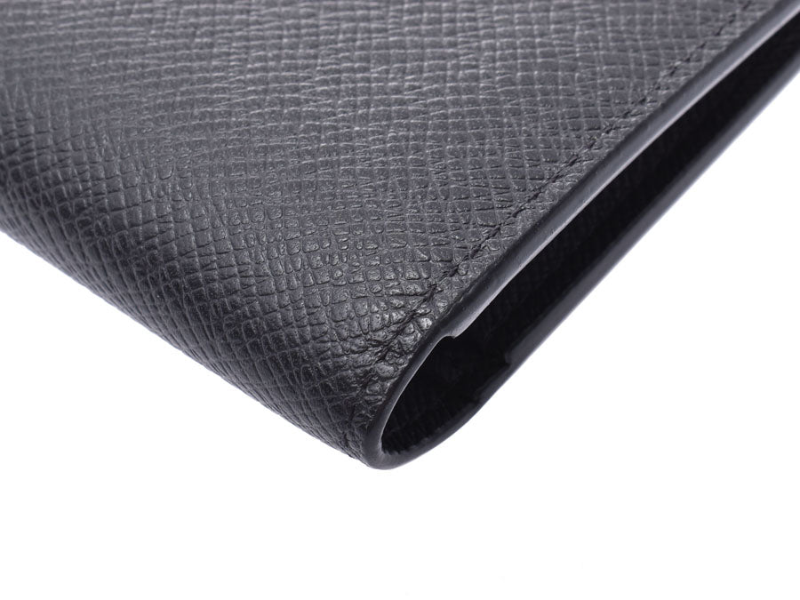 ルイヴィトン タイガ ポルトフォイユ ブラザ 黒 M32572 メンズ 長財布