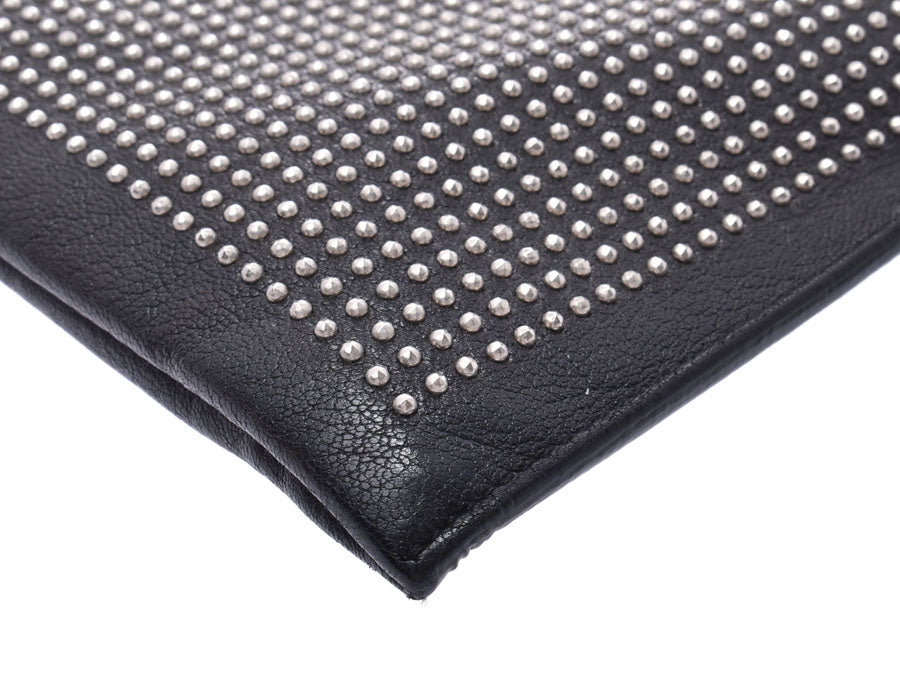 サンローランパリ　クラッチバッグ　スタッズ サンローラン クラッチバッグ スタッズ 黒 メンズ レディース