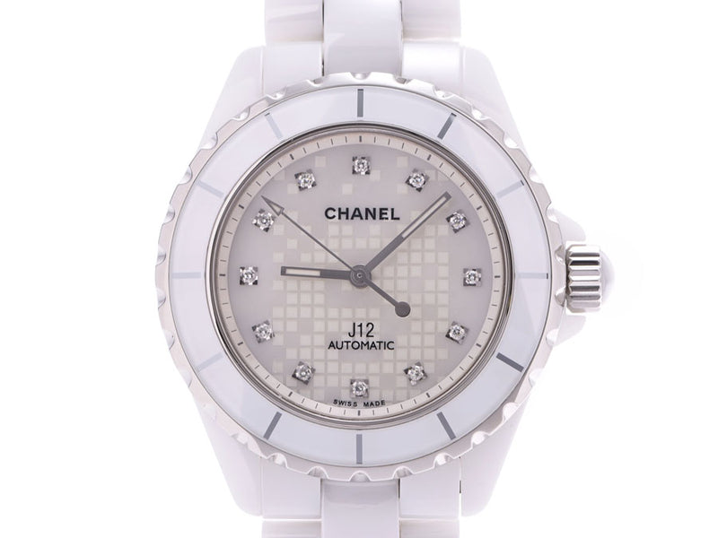 【116910】CHANEL シャネル  H2512 J12 銀座ブティック5周年 ホワイトシェルダイヤル CE 自動巻き 保証書 純正ボックス 腕時計 時計 WATCH メンズ 男性 男 紳士