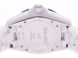 CHANEL シャネル J12 銀座ブティック5周年限定 H2512 レディース セラミック/SS 腕時計 自動巻き ホワイトシェル文字盤 Bランク 中古 銀蔵