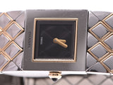 Chanel matelasse lindera board H0475 Lady's SS/YG quartz clock AB rank CHANEL used silver storehouse