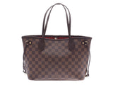 Louis Vuitton Damier Neverfull PM Brown N51109 Ladies Genuine Leather Bag AB Rank LOUIS VUITTON Used Ginzo