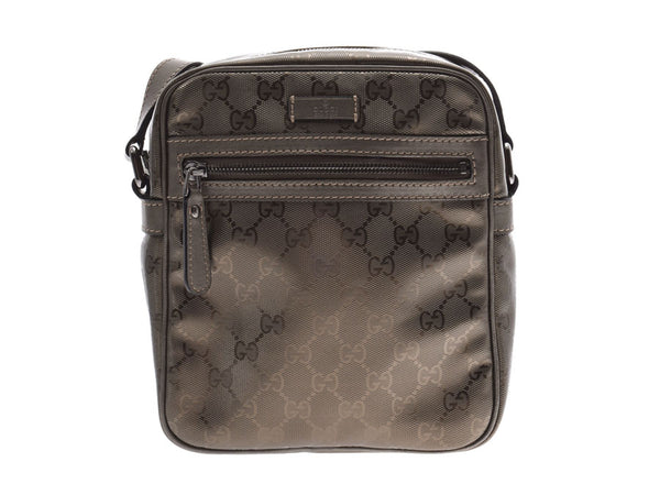 Gucci GG Imprime Shoulder Bag Bronze 233268 Women's Men's PVC/Leather AB Rank GUCCI Used Ginzo