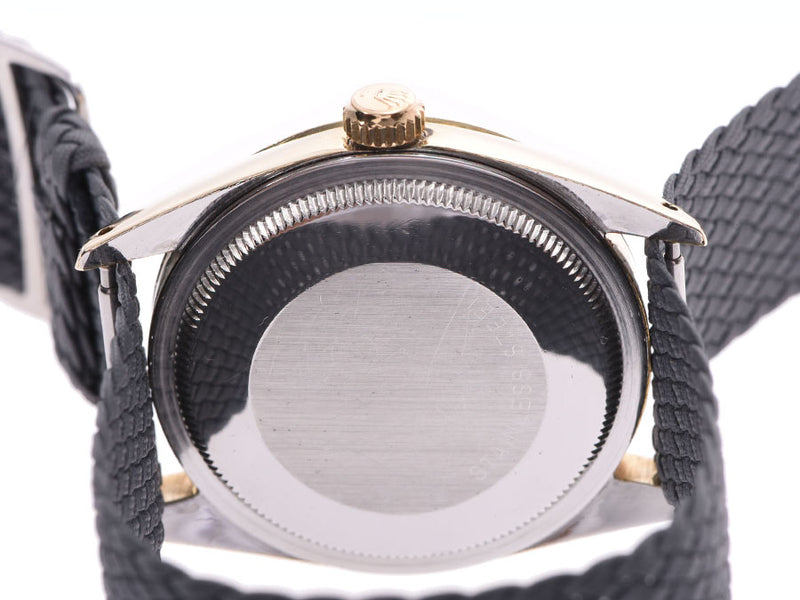 ROLEX ロレックス エアキング 5520 メンズ GP/SS/ナイロン(ベルト：モレラート製)  腕時計 自動巻き シルバー文字盤 ABランク 中古 銀蔵