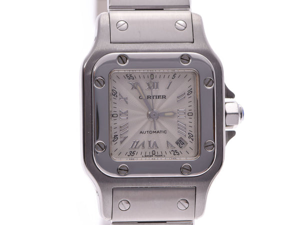 Cartier, Santo Galve, SM Silver Char W20044D6: Anniversary of the Ladies' SS Automated Clock A Rank, A Rank, CARTIER, Used Silver Mine