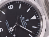 1 ROLEX Rolex Explorer EX1 1016 men's SS watch self-winding watch lindera board A rank used silver storehouse
