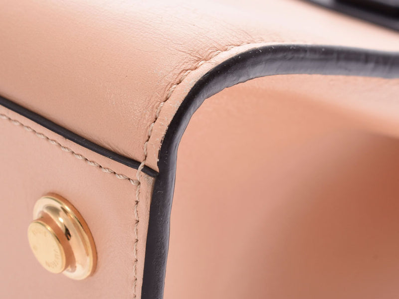 Louis Vuitton City Steamer MM Beige/Black M42496 Ladies Leather 2WAY Handbag A Rank LOUIS VUITTON With Strap Used Ginzo