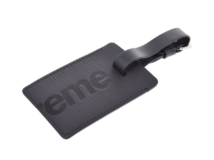 ルイヴィトン エピ Supremeコラボ ネームタグ 黒 M67726 メンズ