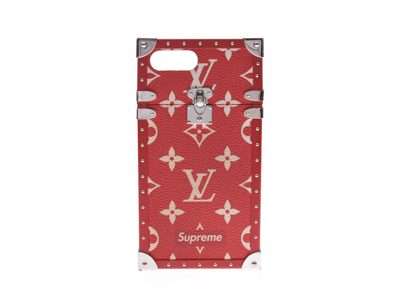 希少‼️ VUITTON×Supreme✨️iPhone8ケース‼️アイトランク美品