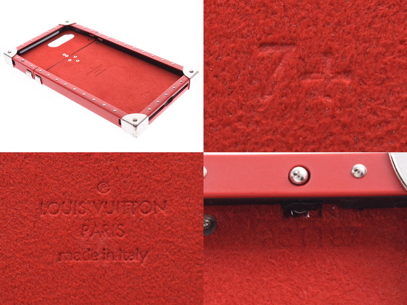 Louis Vuitton Eye Trunk iPhone7+ Supreme Collaboration iPhone Case Red  Unisex Leather Cell Phone/Smartphone Accessory M67758 LOUIS VUITTON Used –  銀蔵オンライン