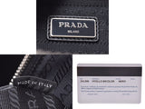 プラダ ボディバッグ 黒 2VL006 メンズ レディース カーフ ウエストポーチ Aランク 美品 PRADA 中古 銀蔵