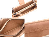 Chanel 2.55 Mini Chain Shoulder Bag Beige Ladies Calf AB Rank CHANEL Gala Used Ginzo