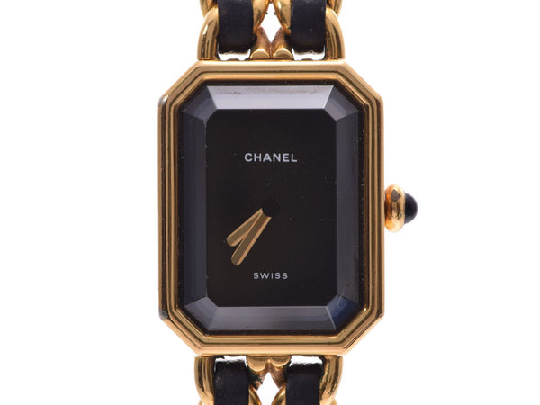Chanel Plumier L-Size,Black Place,Ladies GP /皮革质量,Clock B-Rank CHANEL,使用银器。