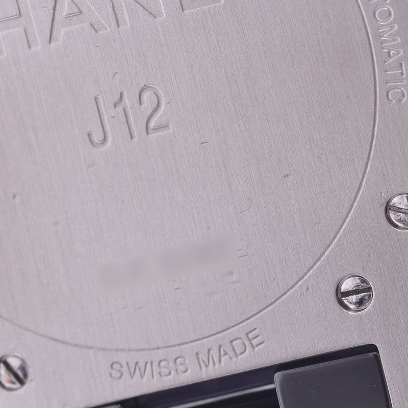 CHANEL シャネル J12 38mm ベゼルダイヤ H0950 ボーイズ 黒セラミック 腕時計 自動巻き 黒文字盤 Aランク 中古 銀蔵