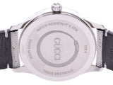 Gucci G Timeless Hologram Dial 126.4 YA12604058男士SS /皮革石英手表AB Rank GUCCI Gala二手Ginzo