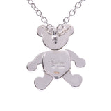 Pomellato Pomerato Bear Motif Ladies K18WG/Diamond Necklace Used
