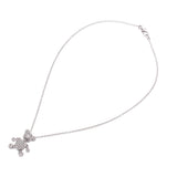 Pomellato Pomerato Bear Motif Ladies K18WG/Diamond Necklace Used