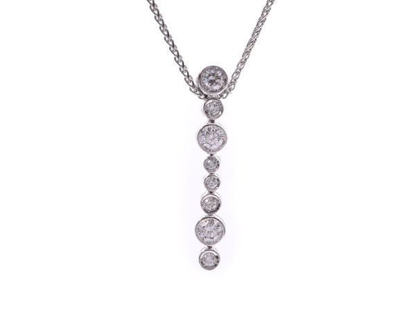 6.8 g of Antonini necklace Lady's K18WG diamond A rank beauty product ANTONINI used silver storehouse