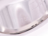 ディオール ロゴリング #53 レディース メンズ WG ダイヤ 21.7g 指輪 Aランク 美品 CHRISTIAN DIOR 中古 銀蔵