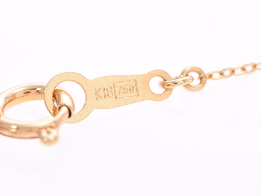 アーカー ネックレス イニシャル レディース YG 1.2g Aランク 美品