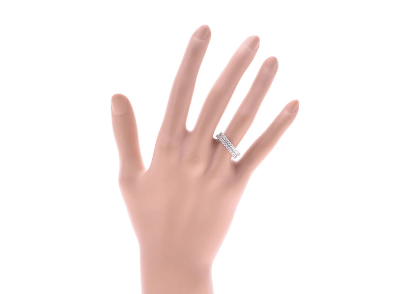 2套戒指＃11.5女士PT900钻石0.50ct / 0.50ct 5.0g戒指等级A二手Ginzo
