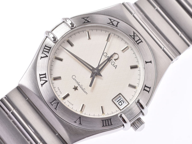 Omega Constellation 1512.30 SS White Dial Women's Men's SS Quartz Watch A Rank OMEGA Used Ginzo