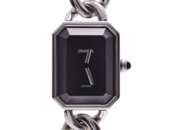 The CHANEL Chanel, the L, L, and the size of the SS, the clock, the clock, the black, the black, AB, the second-hand, silver.