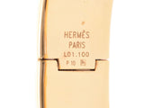 HERMES Hermes Location LO1.201 Women's Seven Treasures/GP Watch Quartz Champagne Dial B Rank Used Ginzo