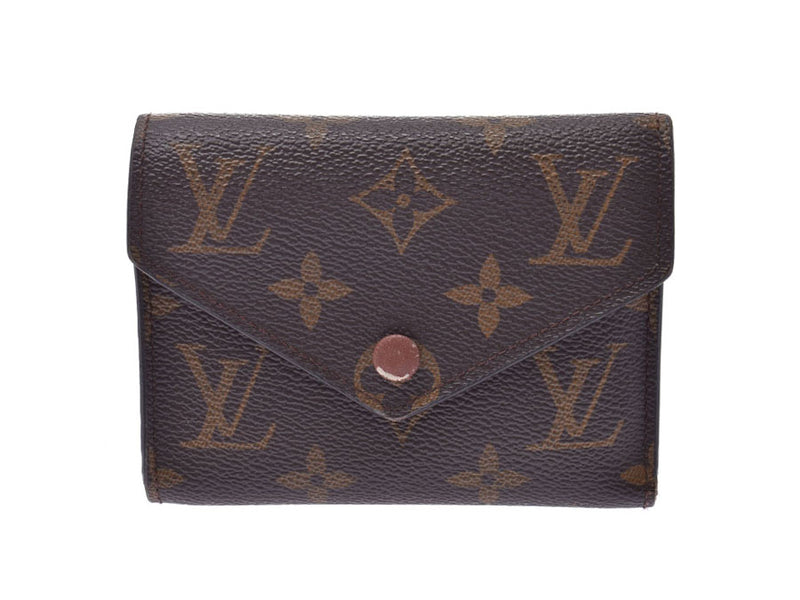 Louis Vuitton, Monogram-Port-Fouille Victory, M62472, M62472, books, leather, compact wallet, AB LOUIS VUIS VUITTON, used in the silver.