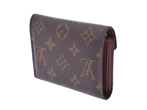 Louis Vuitton, Monogram-Port-Fouille Victory, M62472, M62472, books, leather, compact wallet, AB LOUIS VUIS VUITTON, used in the silver.