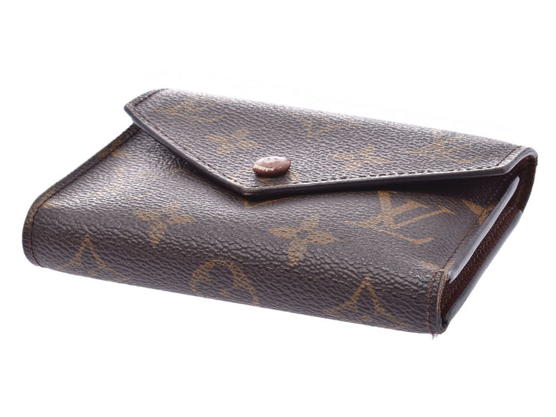 Louis Vuitton, Monogram-Port-Fouille Victory, M62472, M62472, books, leather, compact wallet, AB LOUIS VUIS VUITTON, used in the silver.