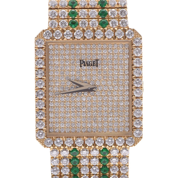 Piaget Piaget 94541c627 ladies k18yg / diamond / Emerald Watch