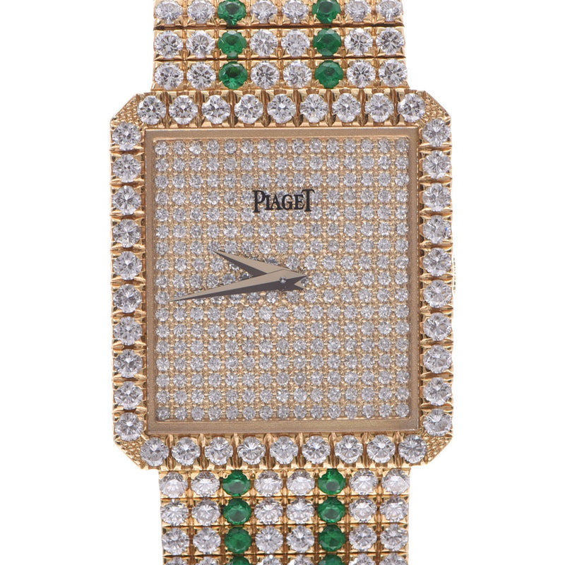 Piaget Piaget 94541c627 ladies k18yg / diamond / Emerald Watch