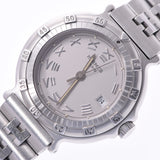 HERMES エルメスキャプテンニモレディース SS watch quartz silver clockface AB rank used silver storehouse