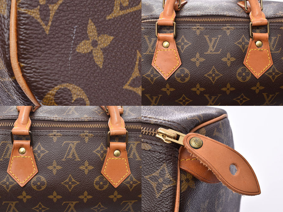 ルイヴィトン モノグラム スピーディ40 ブラウン M41522 メンズ レディース ハンドバッグ Bランク LOUIS VUITTON 中 –  銀蔵オンライン