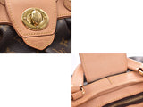 Louis Vuitton Monogram Boesi PM Brown M45715 Women's Genuine Leather Handbag AB Rank LOUIS VUITTON Used Ginzo