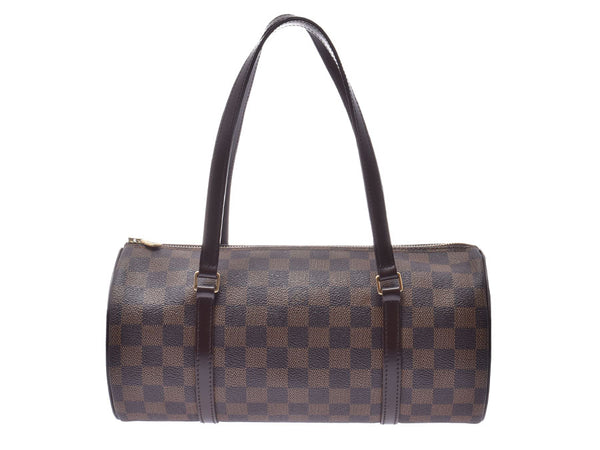 Louis Vuitton Damier Papillon GM Brown N51303 Women's Genuine Leather Handbag A Rank Beauty LOUIS VUITTON Pouch Used Ginzo