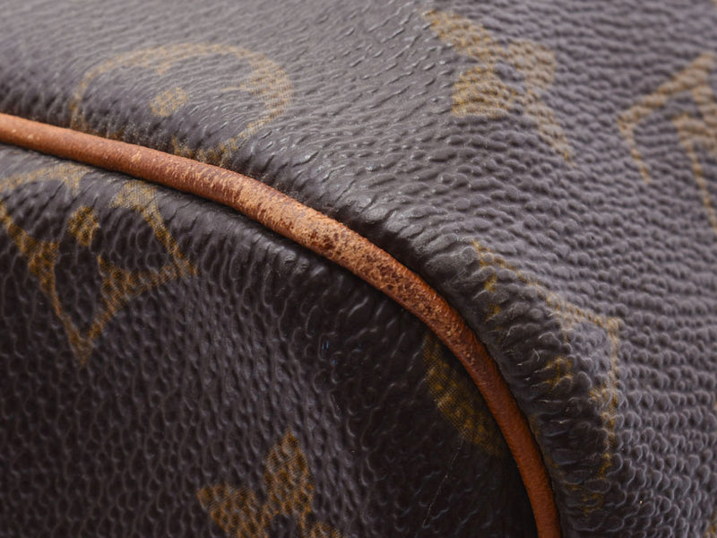 Louis Vuitton Monogram Keepall 55 USA Made Brown M41424 Men's Women's Genuine Leather Boston Bag B Rank LOUIS VUITTON Used Ginzo