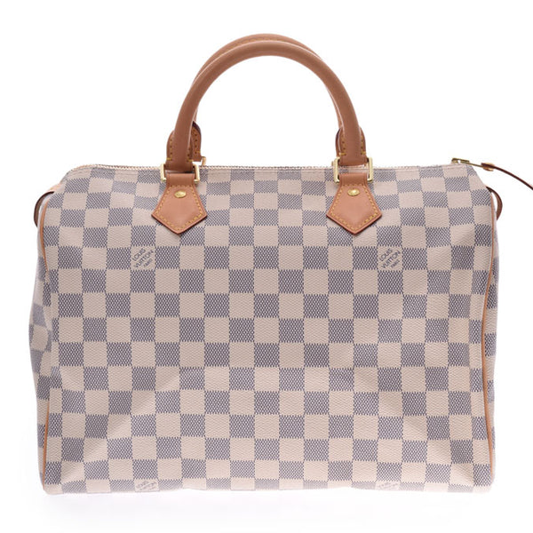 Louis Vuitton Azur Speedy 30 Current White N41370 Ladies Genuine