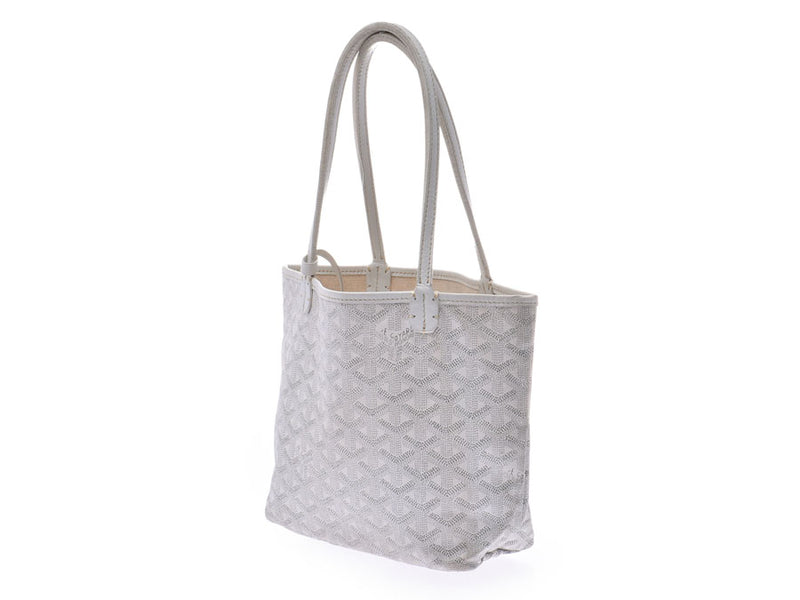 Goyar Saint Louis Junior White Ladies Handbag GOYARD Used – 銀蔵