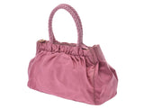 Prada 2WAY handbag pink BN1631 Lady's nylon B rank PRADA strap guarantee used silver storehouse