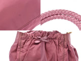 Prada 2WAY handbag pink BN1631 Lady's nylon B rank PRADA strap guarantee used silver storehouse